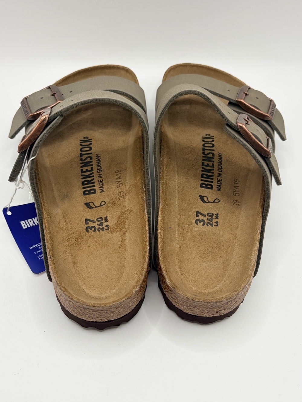 Birkenstock Arizona BS Stone Narrow Sandals Women’s 6 EU 37 0151211 - Picture 6 of 8